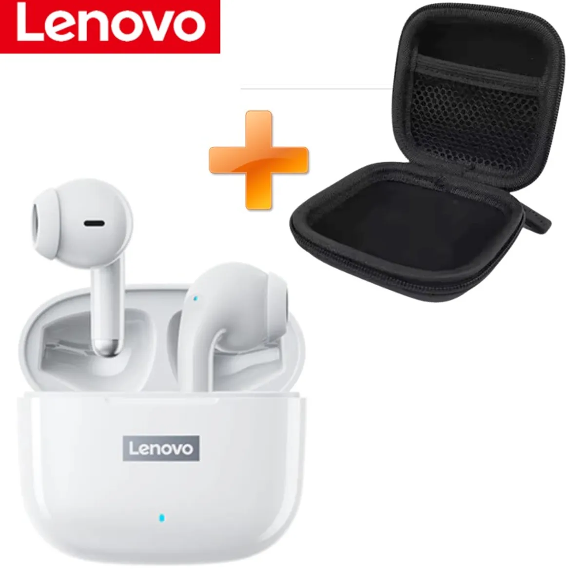 LENOVO - Audífonos Lenovo LP40 Pro Bluetooth 5.3 TWS - Micrófono HD - Baja Latencia - Estuche Gratis