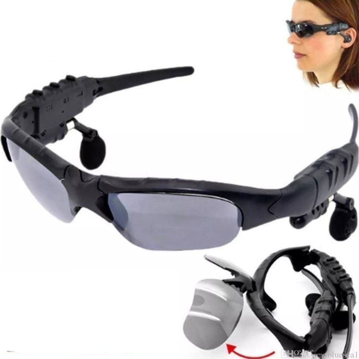 INFANTILES CAJUROMIX - Gafas Deportivas Bluetooth Cambio De Lente Mas Forro