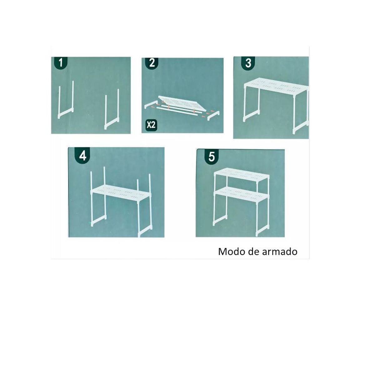 GENERICO - Estante Organizador Para Horno De Microondas