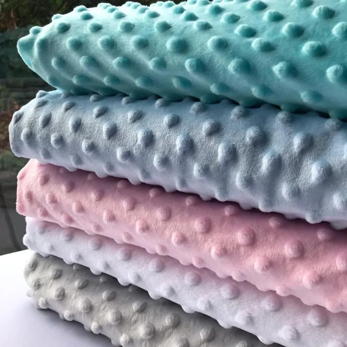 GENERICO - Cobija Para Bebes Doble Faz Colores Surtidos Menta