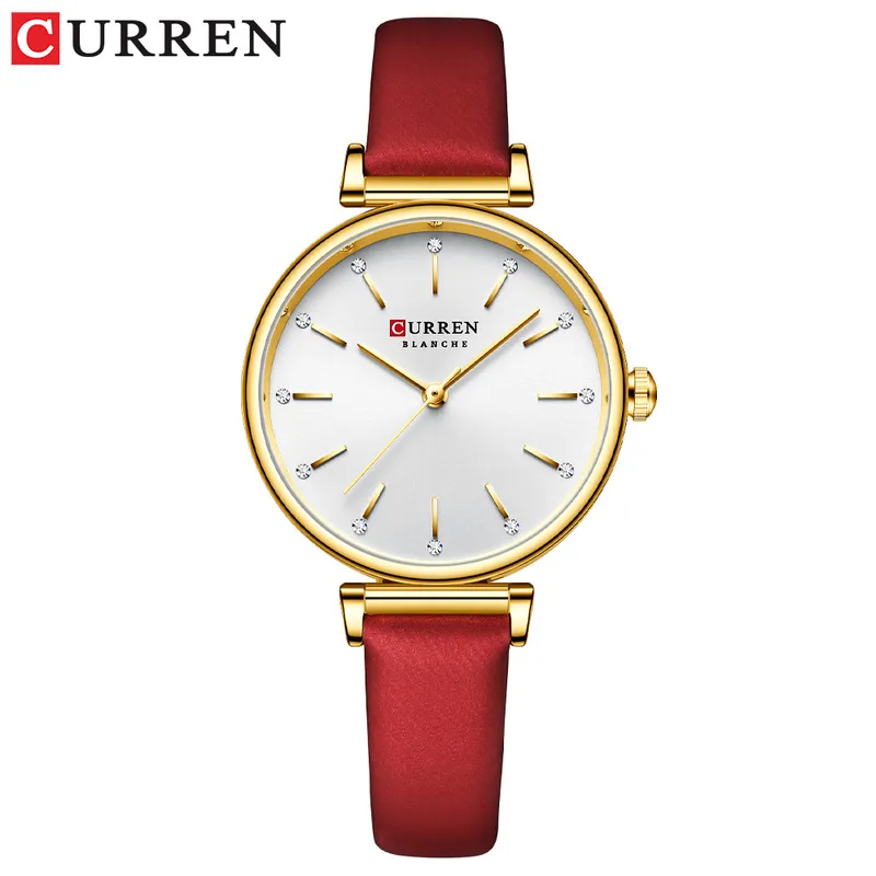 CURREN - Reloj Curren 9081 Para Mujer  Analogo Elegante de cuero
