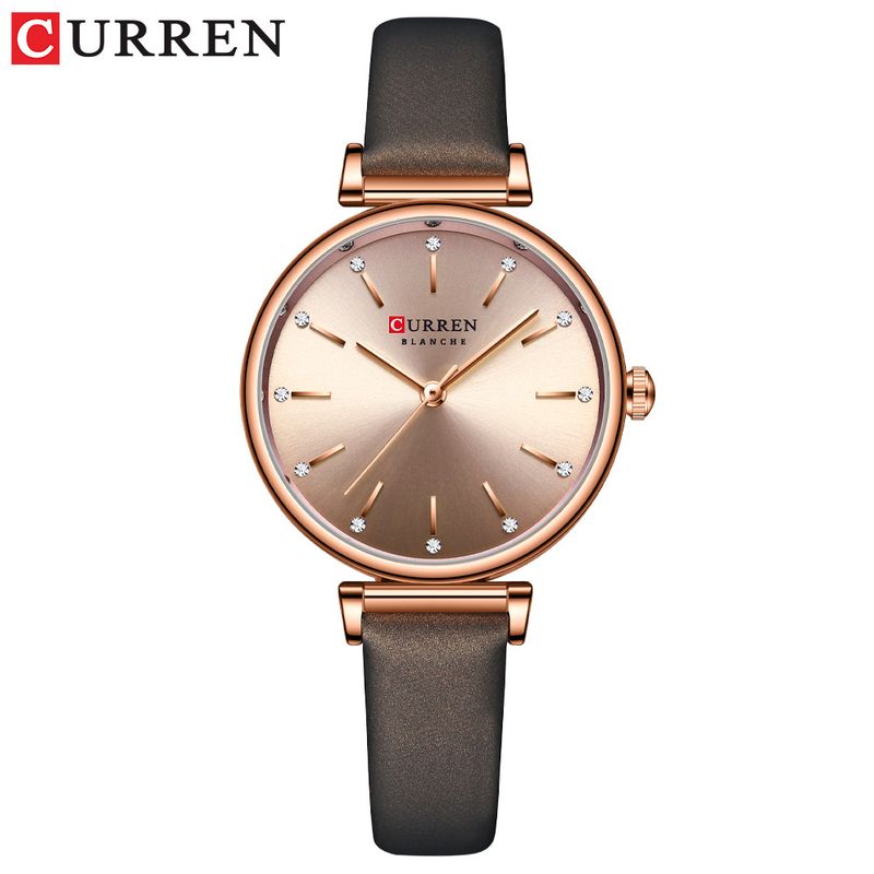 CURREN - Reloj Curren 9081 Para Mujer  Analogo Elegante de cuero