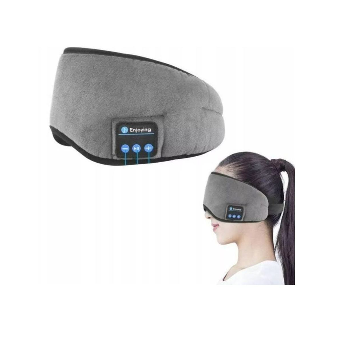 GENERICO - Audífonos Para Dormir Antifaz Bluetooth Recargable