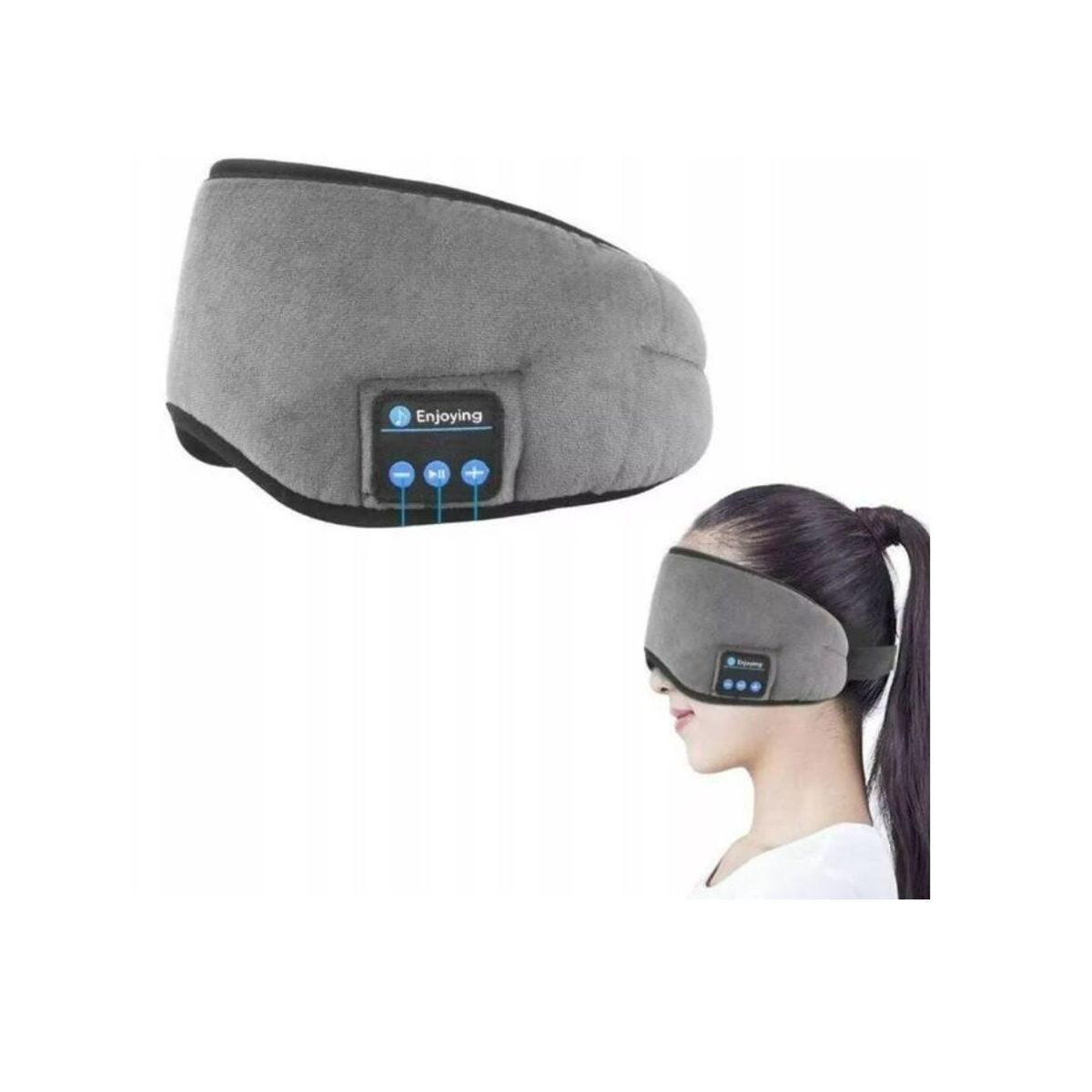 GENERICO - Audífonos Para Dormir Antifaz Bluetooth Recargable