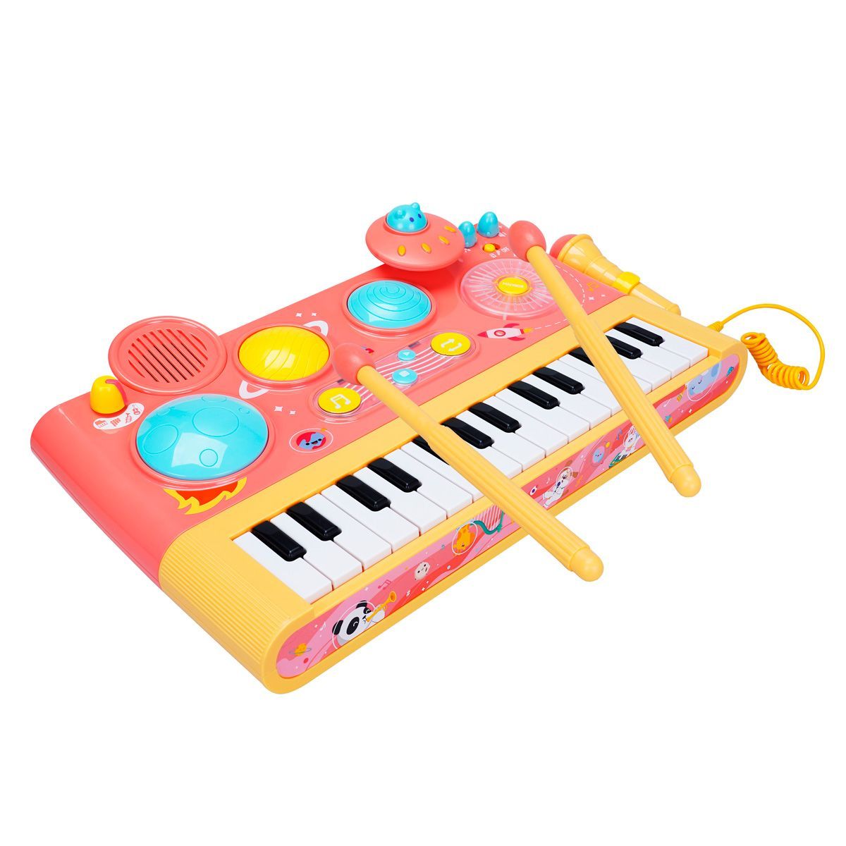 ENFANTASY - Piano Infantil Organo Teclado Musica + Microfono