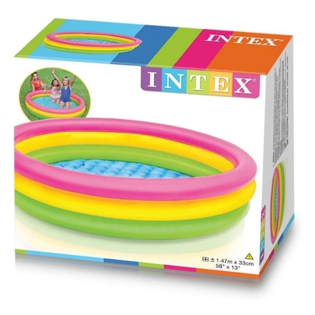 INTEX - Piscina Inflable Infantil 147mt  33cm