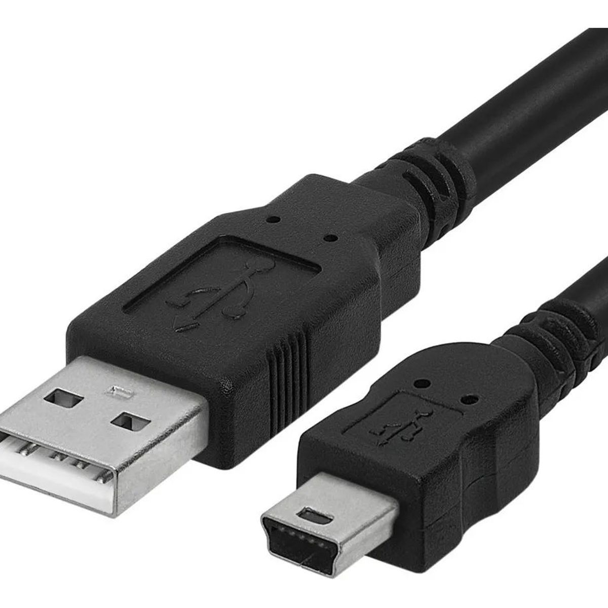 GENERICO - Cable Usb 2.0 A Mini Usb 5 Pines V3 Encauchetado De 3mts.