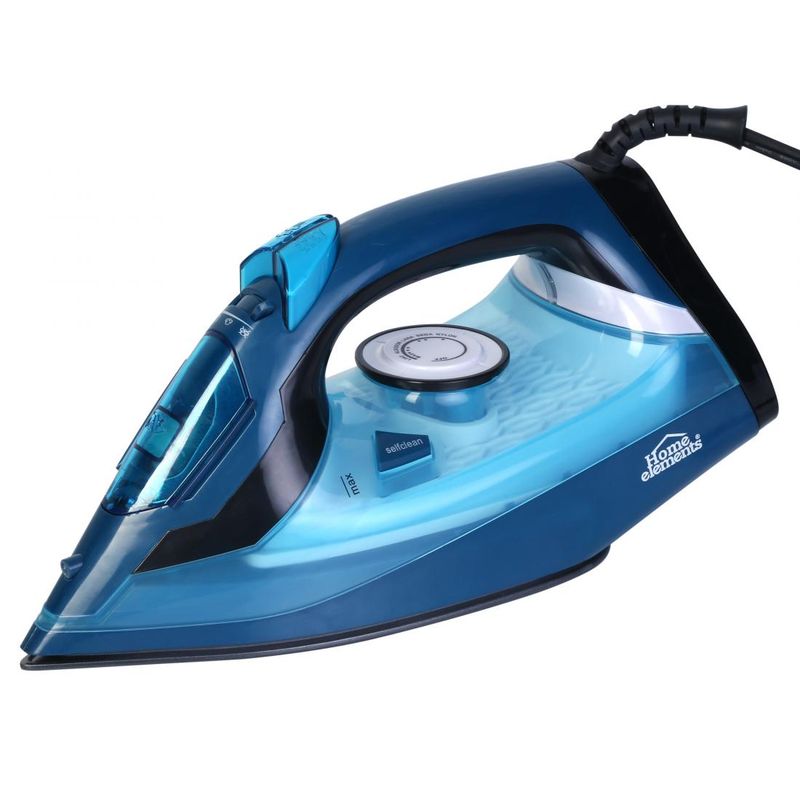 HOME ELEMENTS - PLANCHA A VAPOR Y SECO ANTIADHERENTE HEPV268A
