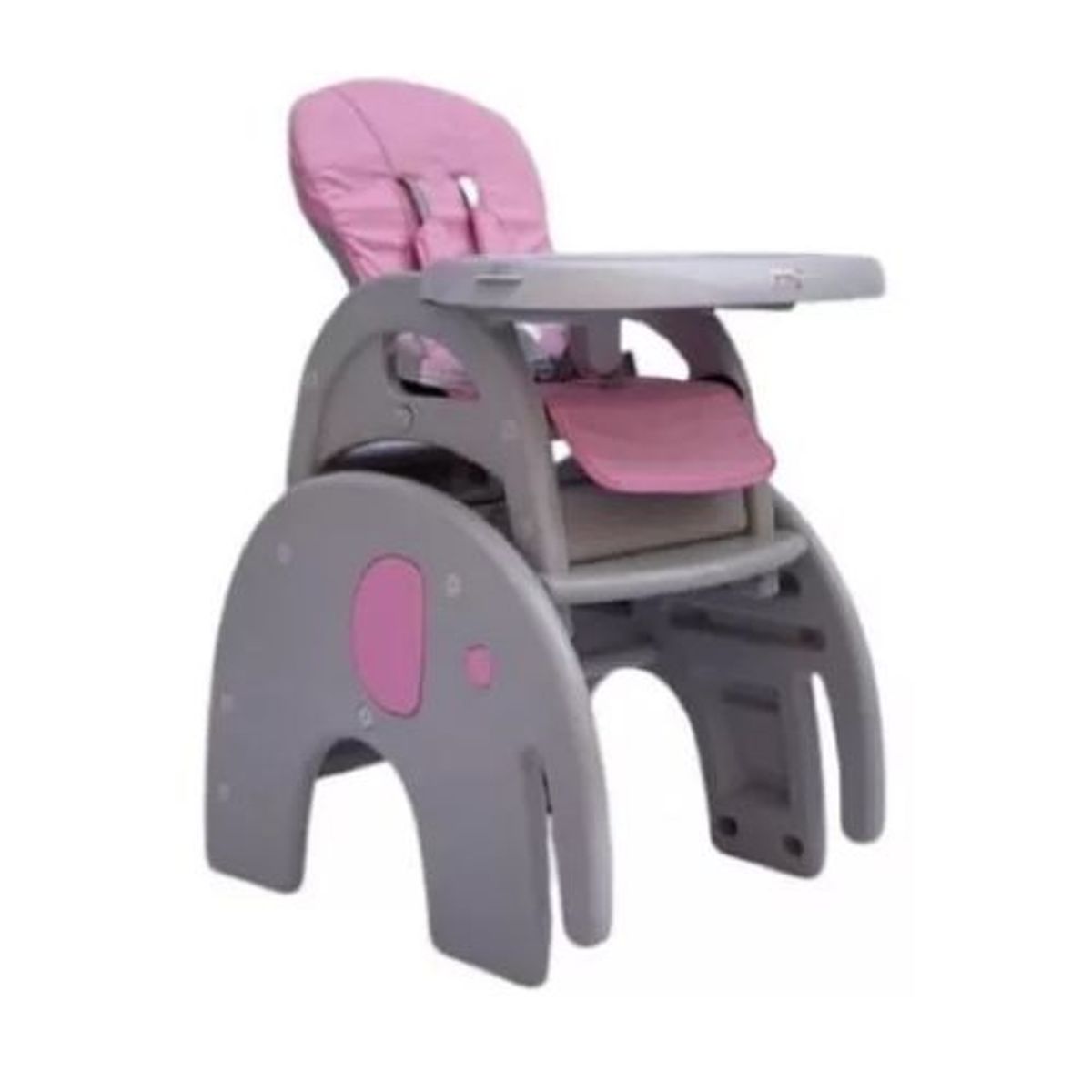 MAXIBABY - Silla Comedor Tipo Escritorio 2en1 Con Juguete Para Bebe