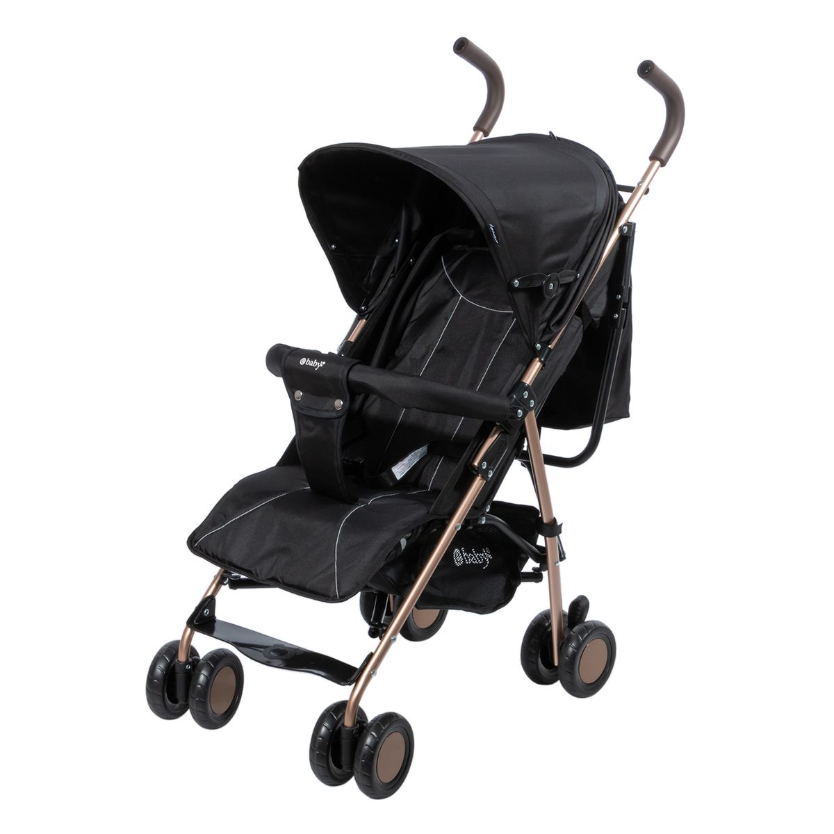 EBABY - Coche paseador estilo Bastón ZAZU- EB217-1 Negro