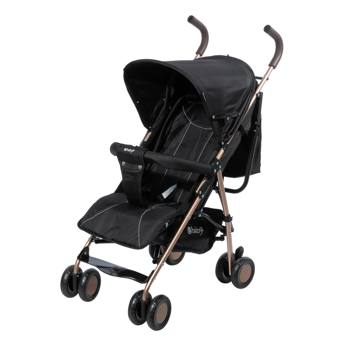 EBABY - Coche paseador estilo Bastón ZAZU- EB217-1 Negro