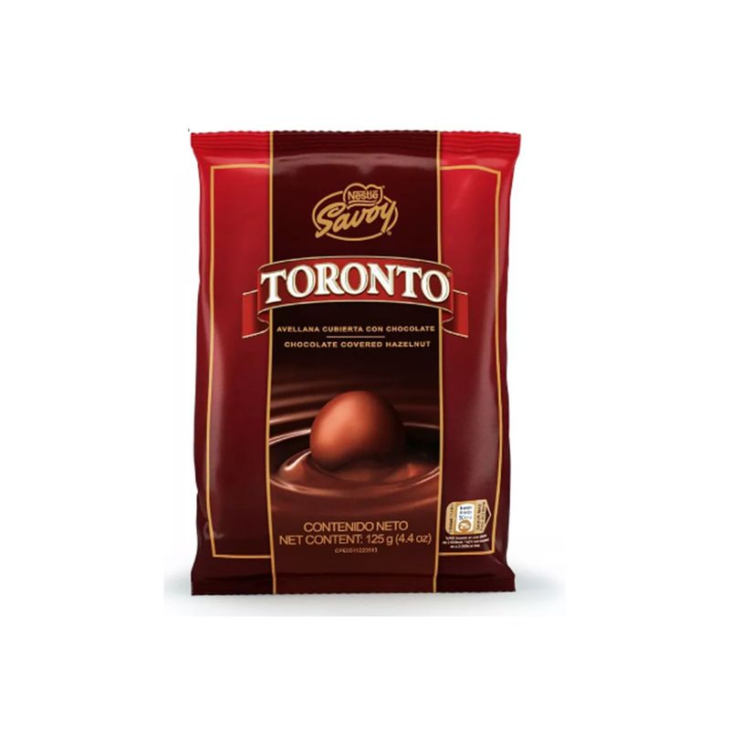 GENERICO - Chocolate Toronto Avellana Cubierta Nestle X125gr