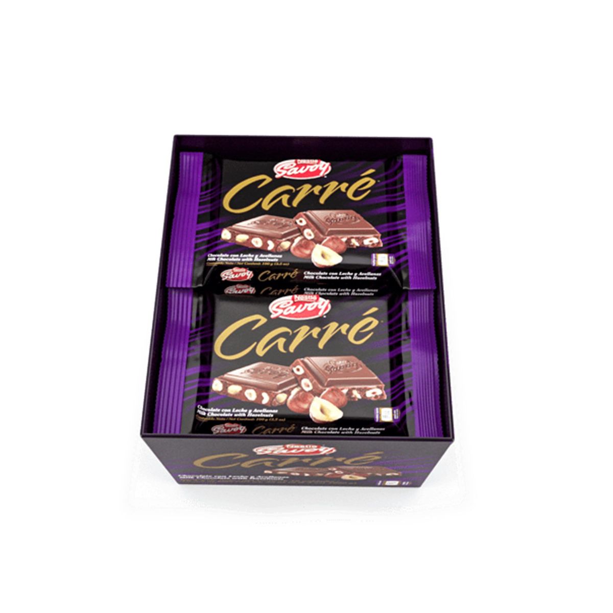 GENERICO - Chocolate Carre Avellanas Nestle Savoy X10unds