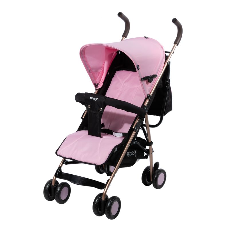 EBABY - Coche paseador estilo Bastón ZAZU- EB217-1 Rosa