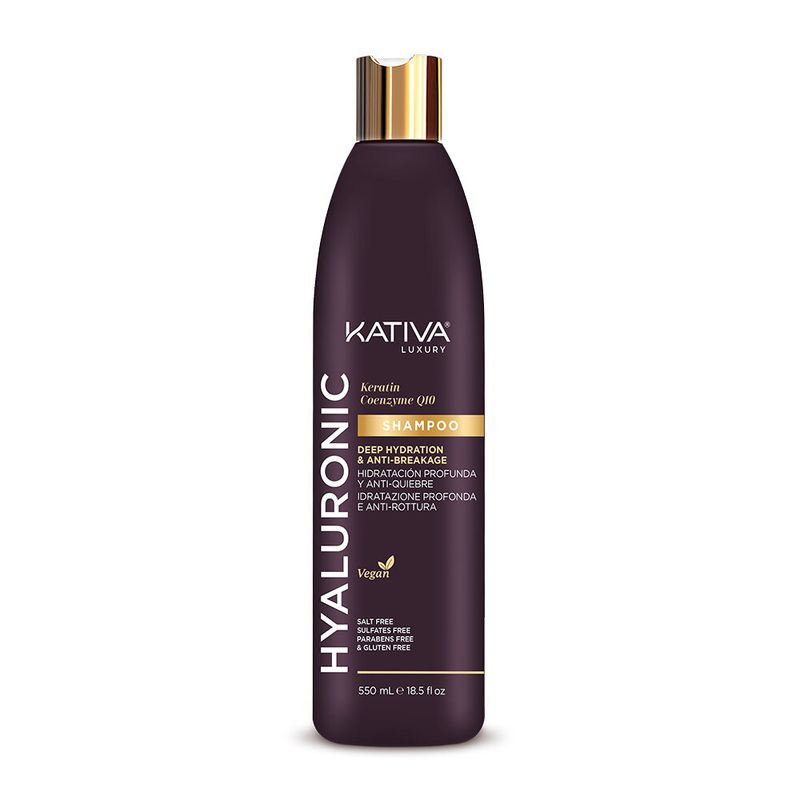 KATIVA - Shampoo Hyaluronic Keratin Q10 500ml