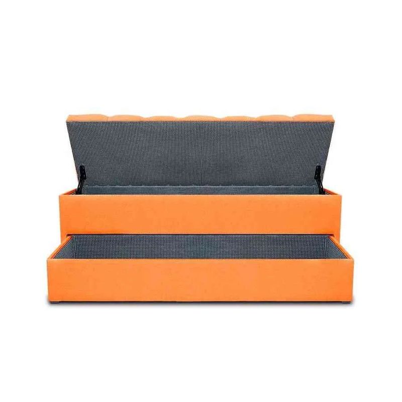 MAGIC CLASS - ZAPATERO BAUL DENVER 90X50X45 ECOCUERO NARANJA