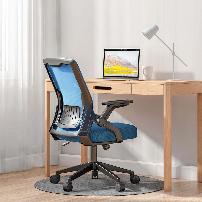 GENERICO - Silla Oficina Ergonómica Brazos Ajustables Espaldar Curvo