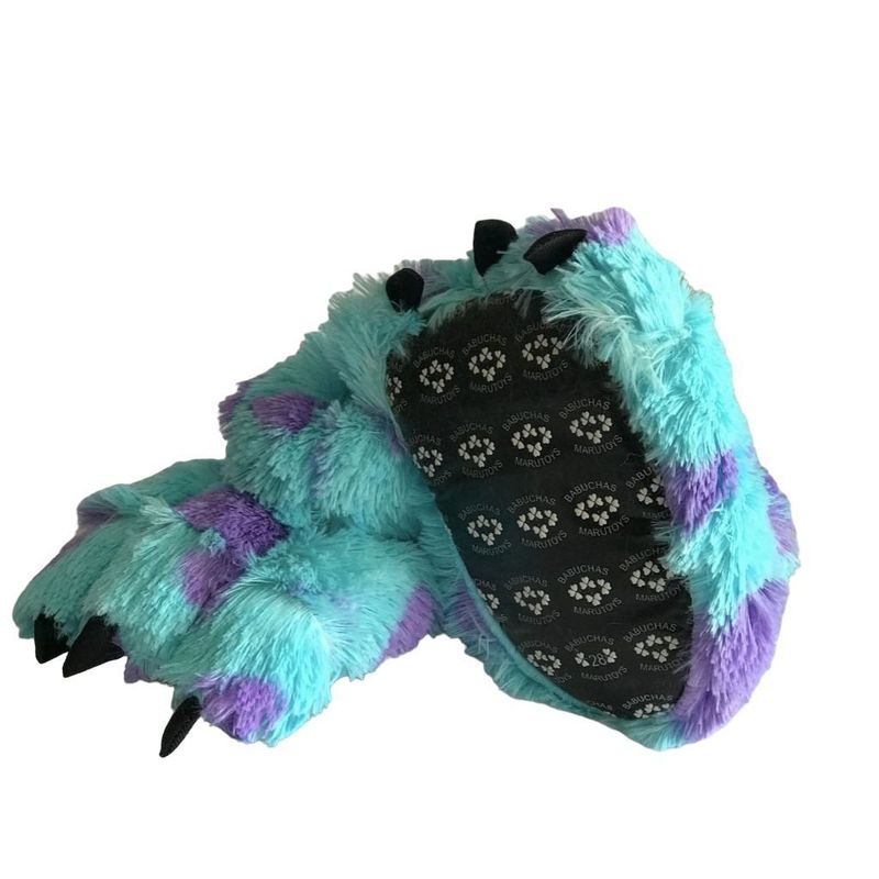 Monster Inc Pantuflas Garras Azules Pantuflas Chistosas Mujer