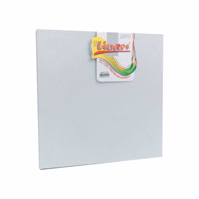 GENERICO - Lienzo Blanco Bastidor Algodon Pintura Cuadro Boceto 30x30cm