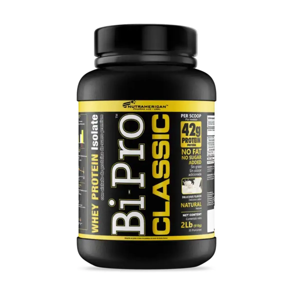 MEGAPLEX - Bipro Classic 2lbs - Sabor Natural Proteina limpia