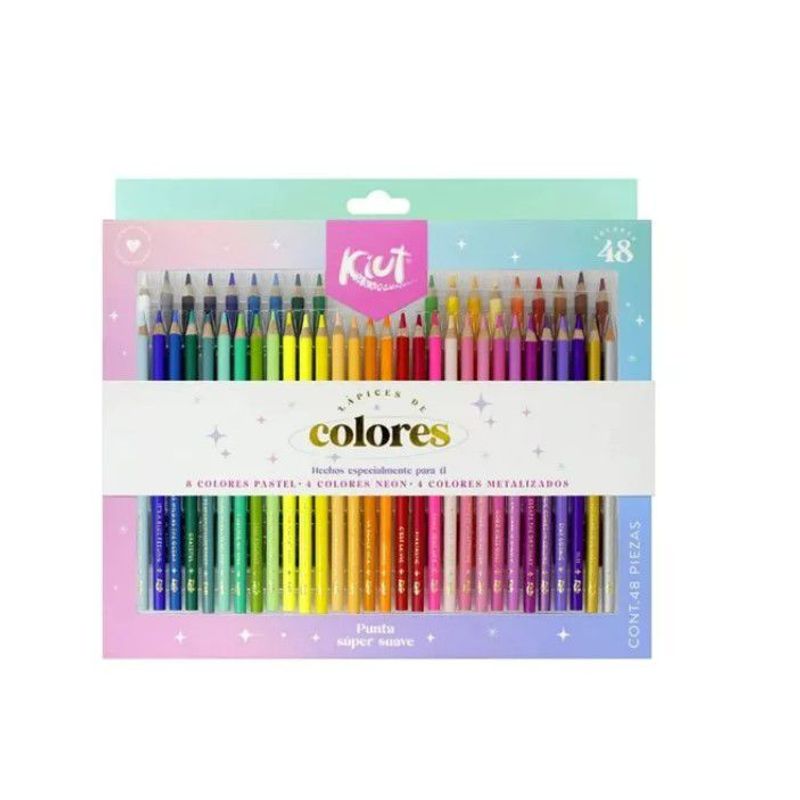 KIUT - Caja De Colores Kiut X 48 Unds