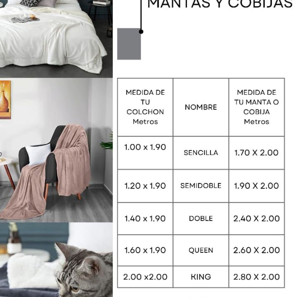 SIRENITAS - Juego de sabanas Cama Doble Negro Elegante