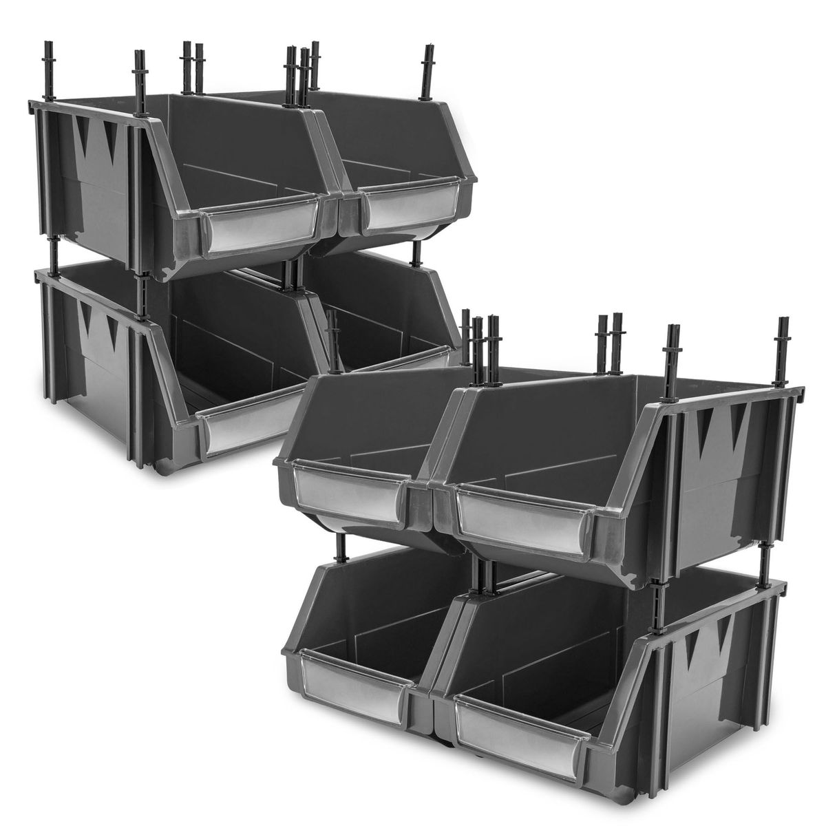 ENERGY PLUS - 8 modulares abiertos organizador plástico inventarios 20Kg