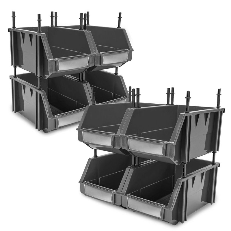 ENERGY PLUS - 8 modulares abiertos organizador plástico inventarios 20Kg