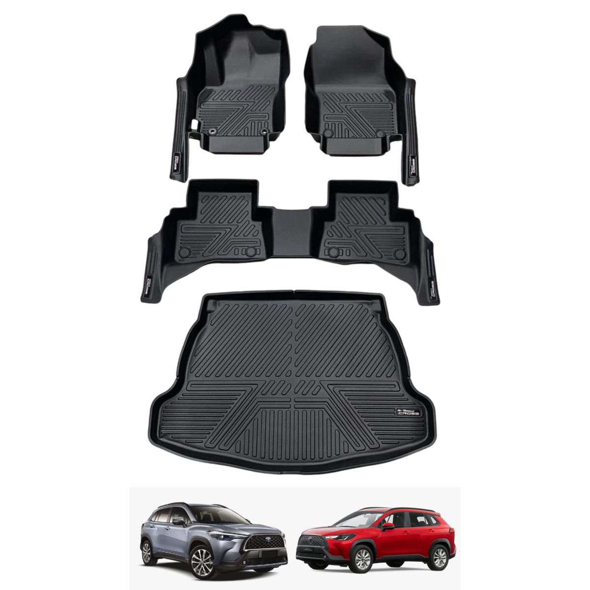 GENERICO - Tapetes Termoformados 5d Para Toyota Corolla Cross