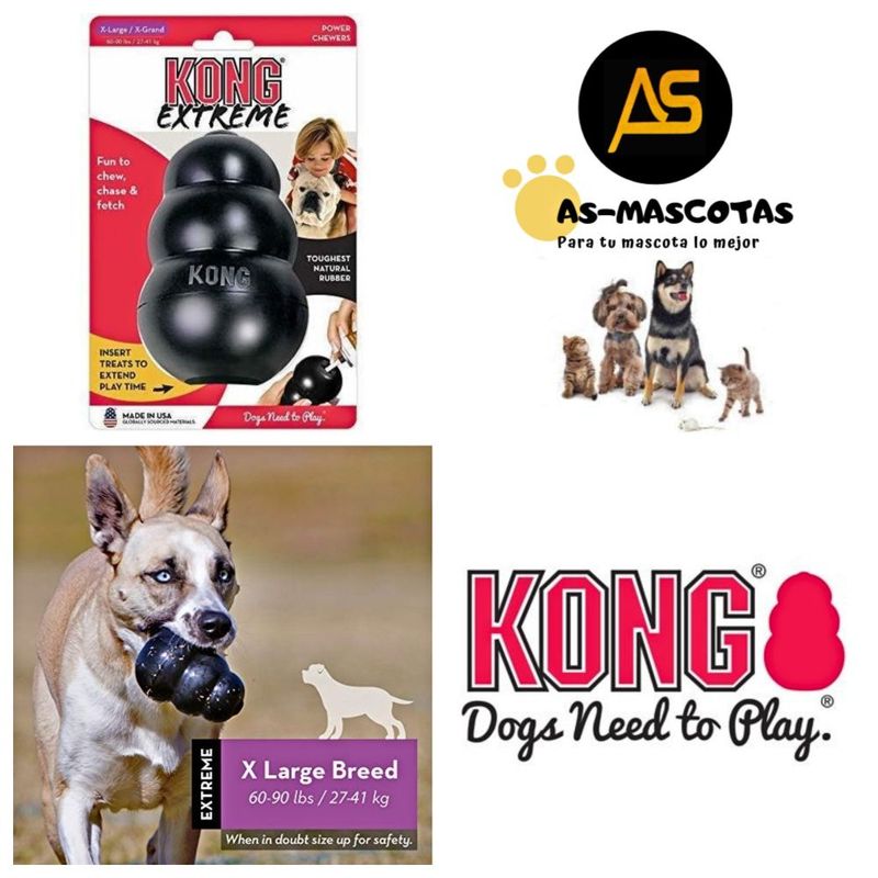 KONG - Juguete Para Perro Kong Porta pasaboca Extrem XL