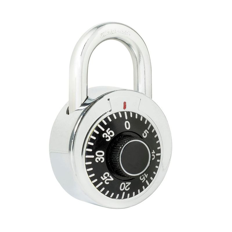 URREA - Candado de combinación disco 50mm negro Lock