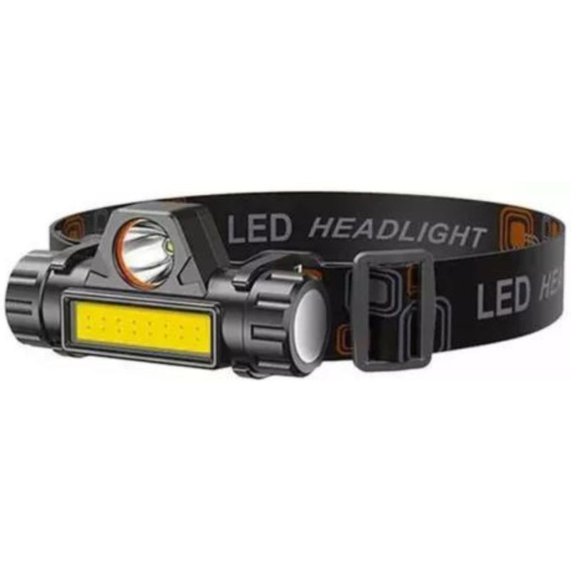 GENERICO - Linterna Frontal Recargable Luz Led Camping Cascos Minera