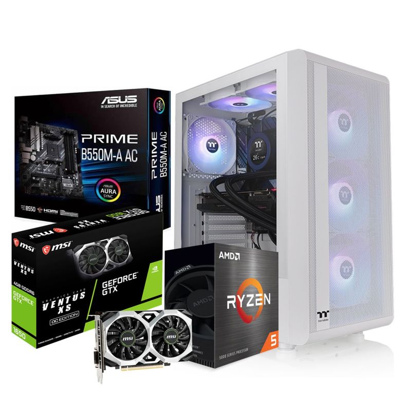AMD - Torre Gamer AMD Ryzen 5 5600X DDR4 16GB SSD 1TB GTX 1650 4GB.