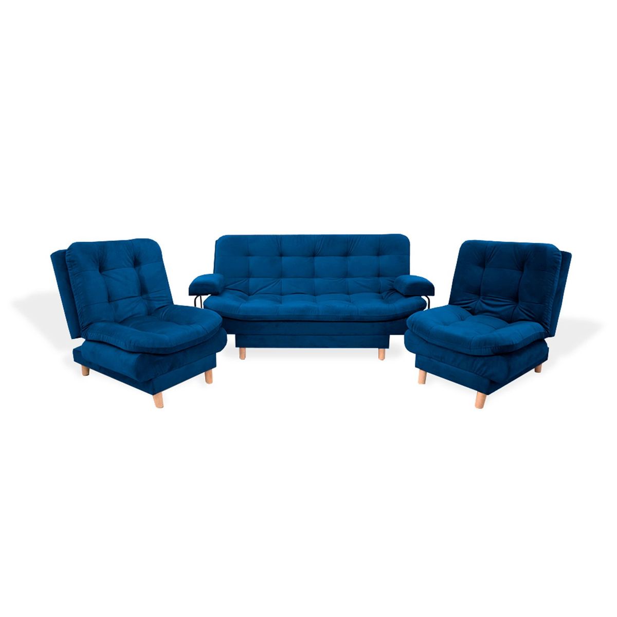 MUEBLES REM - Sala Clic Clac Keller Azul petroleo