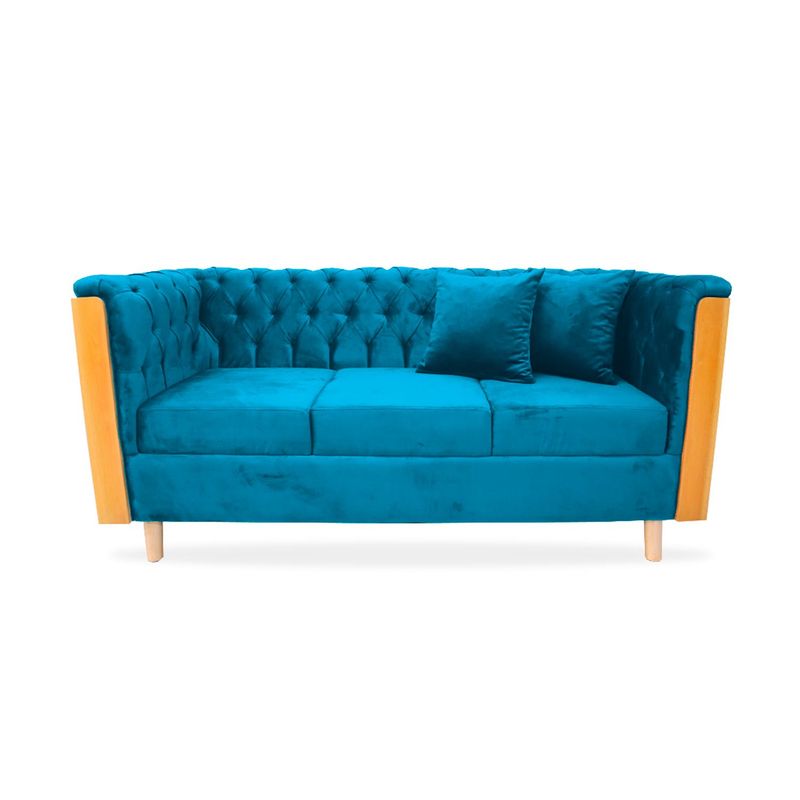 GENERICO - Sofa Steiner Tela Turquesa