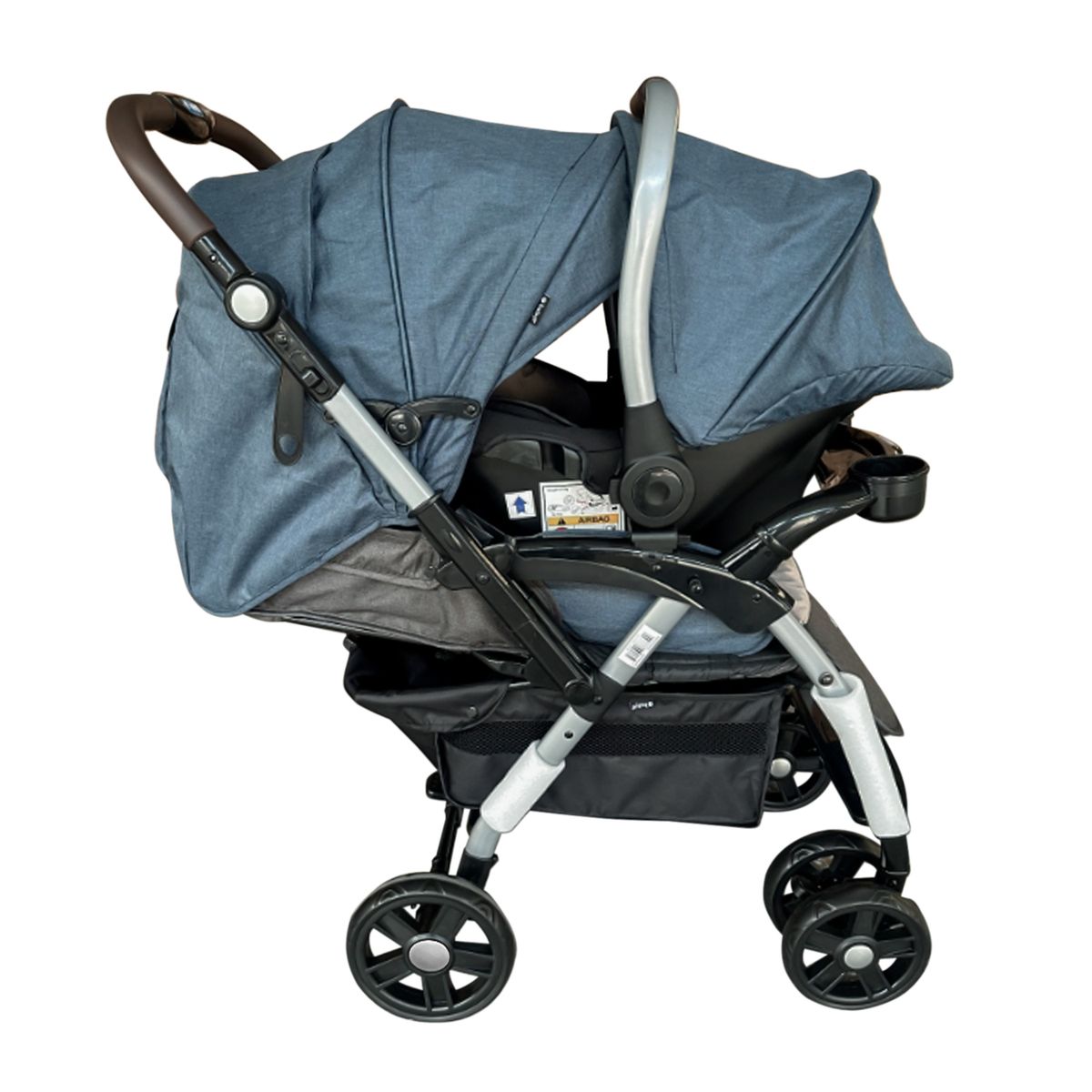 EBABY - Coche TRAVEL SYSTEM BRAVIAR  EB1092-1 Azul