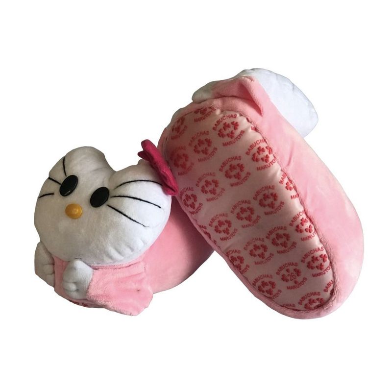 GENERICO - Pantuflas  Babuchas Gatica Rosada