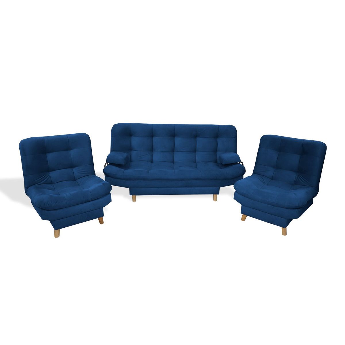 MUEBLES REM - Sala Clic Clac Hauser  Azul Petroleo