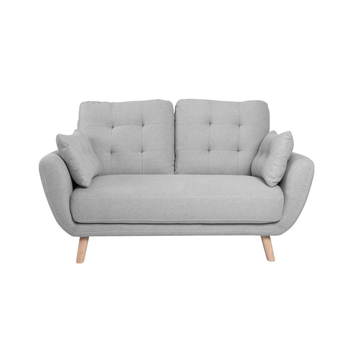 MUEBLES FIOTTI - Sofa 2 Puestos Gris Eberhad
