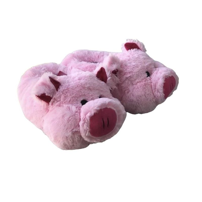GENERICO - Pantuflas  Babuchas Cerdita Rosado