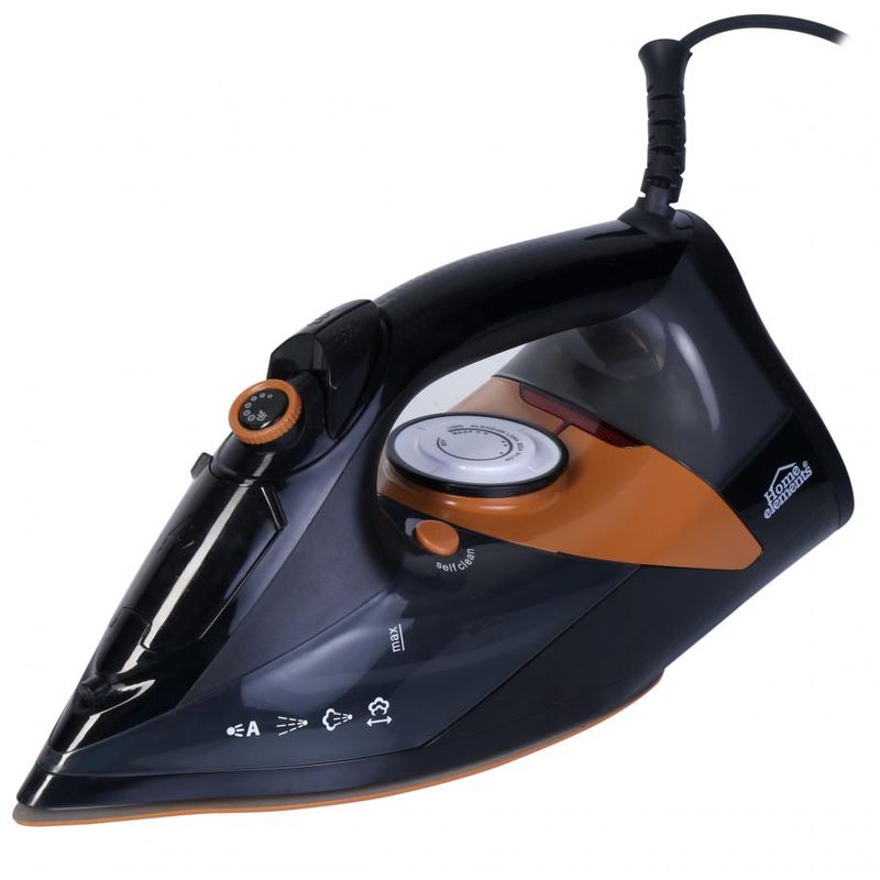 HOME ELEMENTS - Plancha a vapor y seco steam iron ceramic