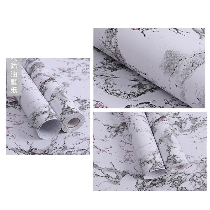 GENERICO - Papel Vinilo Adhesivo De 10 M X 45 Cm Marmol Mate