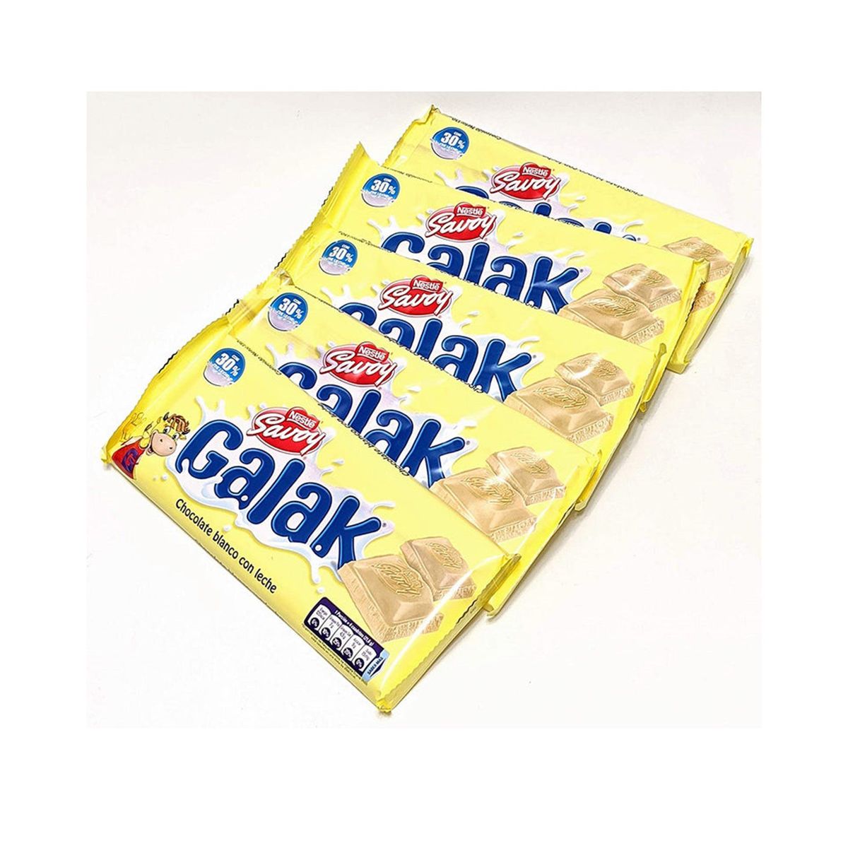 GENERICO - Chocolate Galak Choco Blanco Nestle Savoy X5unds