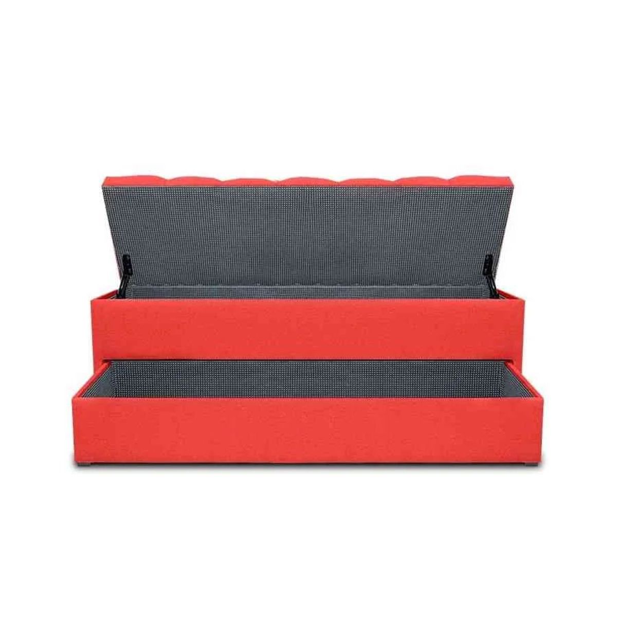 MAGIC CLASS - ZAPATERO BAUL DENVER 90X50X45 MICROFIBRA ROJO