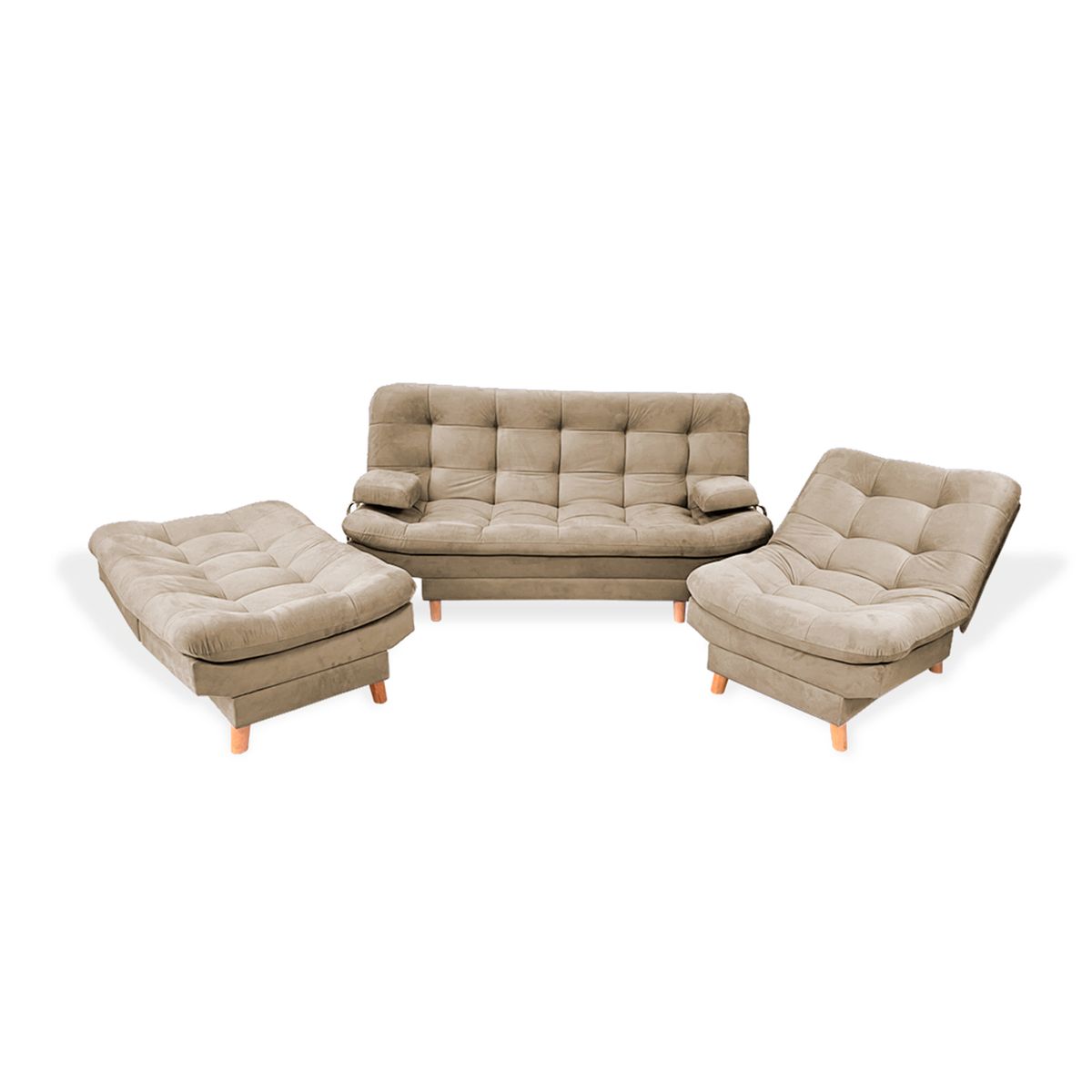 MUEBLES REM - Sala Clic Clac Keller Camel