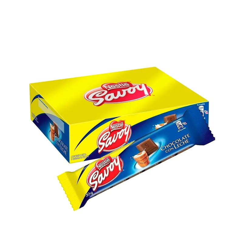 GENERICO - Chocolate Choco Leche Nestle Savoy X12unds