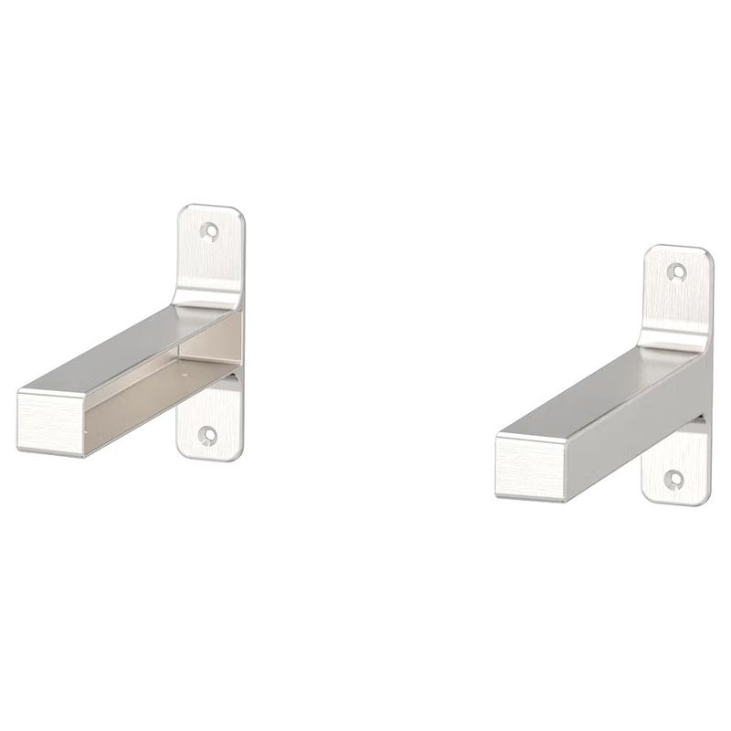 JKASSEM - Soporte de escuadra X2 unidades niquelado 30x12 cm Marca Granhult