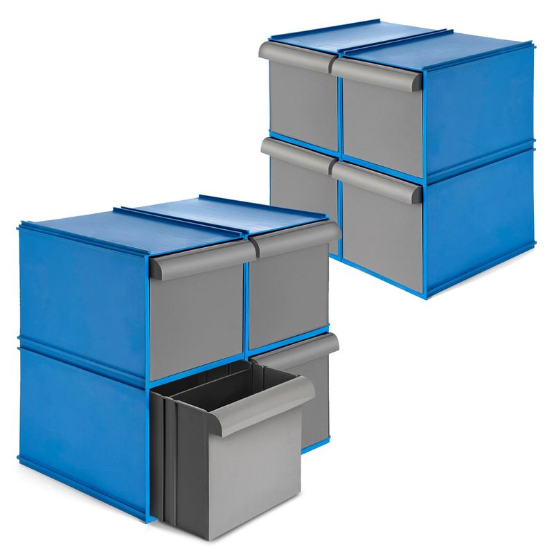 ENERGY PLUS - 8 cajones organizador herramienta apilables y modulares 25Kg