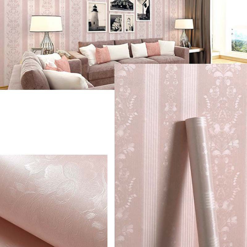 GENERICO - Papel Vinilo Adhesivo De 10 M X 45 Cm Rosa