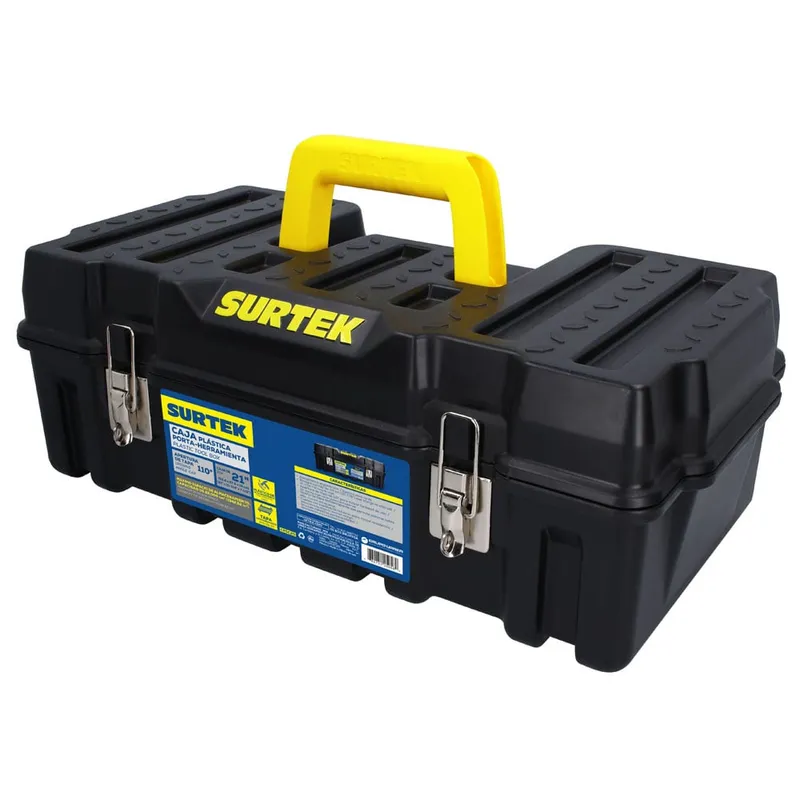 SURTEK - Surtek Caja portaherramientas plást 21" compacta broch metal